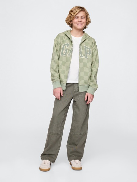 GAP Детско суитче с лого Heritage GAP