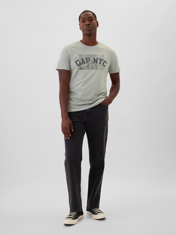 GAP Памучна тениска Gap NYC GAP