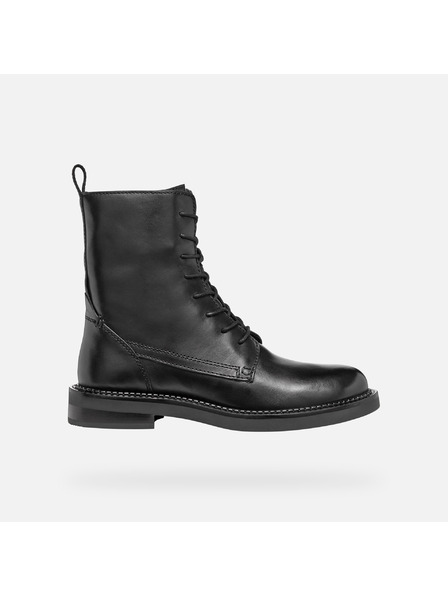 Geox Черни дамски обувки за глезена Geox Serilda