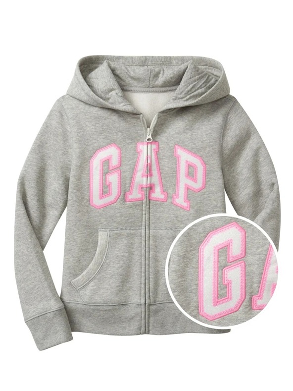 GAP Детски суитчър Gap logo с цип GAP