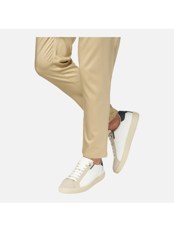 Geox Бели мъжки маратонки Geox Affile