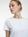Orsay Бяла дамска тениска с апликация ORSAY