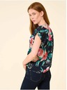 Orsay Тъмносиня блуза на цветя ORSAY