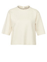 Orsay Кремава дамска блуза с къс ръкав ORSAY