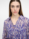 Orsay Лилава дамска блуза с яка ORSAY