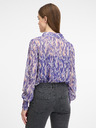 Orsay Лилава дамска блуза с яка ORSAY