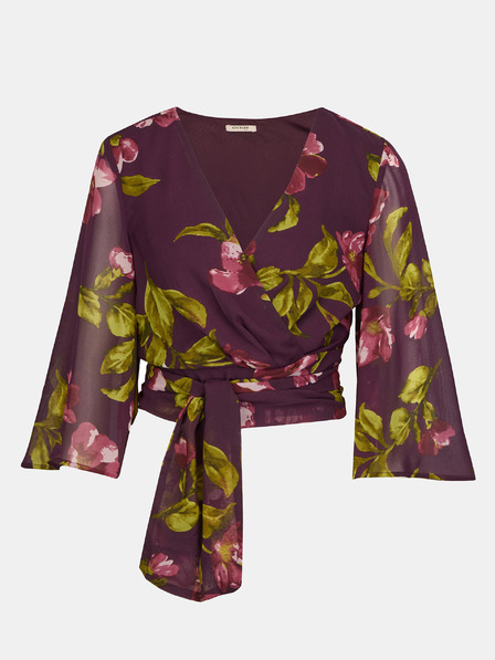 Orsay Лилава дамска презрамена блуза с цветен принт ORSAY