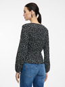 Orsay Черна дамска блуза ORSAY