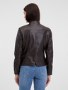 Orsay Тъмнокафяво дамско кожено яке ORSAY