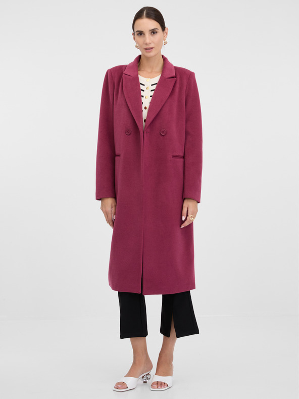 Orsay Тъмнорозов дамски палто ORSAY