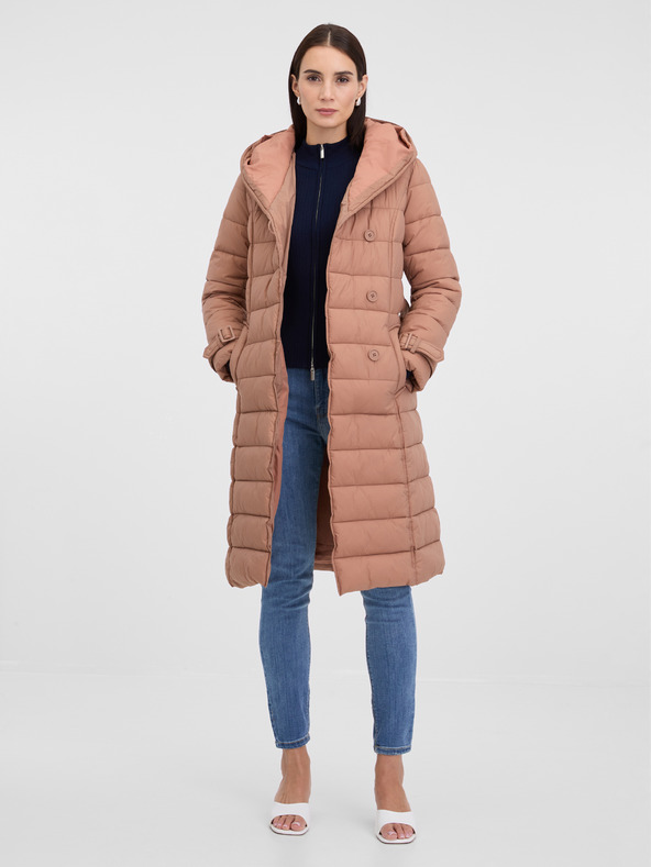 Orsay Бежов дамски стеган палто ORSAY