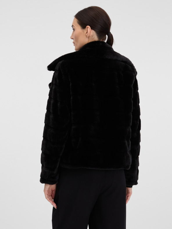 Orsay Черен дамски къс кожух ORSAY