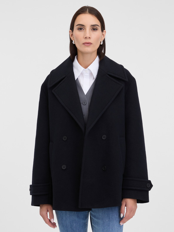 Orsay Черен дамски къс палто ORSAY