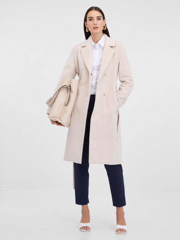 Orsay Кремаво дамско палто ORSAY