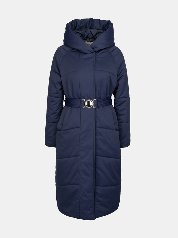 Orsay Тъмно синьо дамско ватирано палто ORSAY