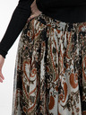 Orsay Кафява щампована миди пола ORSAY