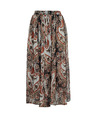 Orsay Кафява щампована миди пола ORSAY