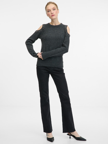 Orsay Тъмно сив дамски пуловер ORSAY