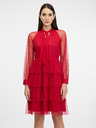 Orsay Червена дамска рокля с дължина до коляното ORSAY