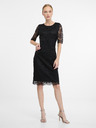Orsay Черна дамска рокля с дължина до коляното ORSAY