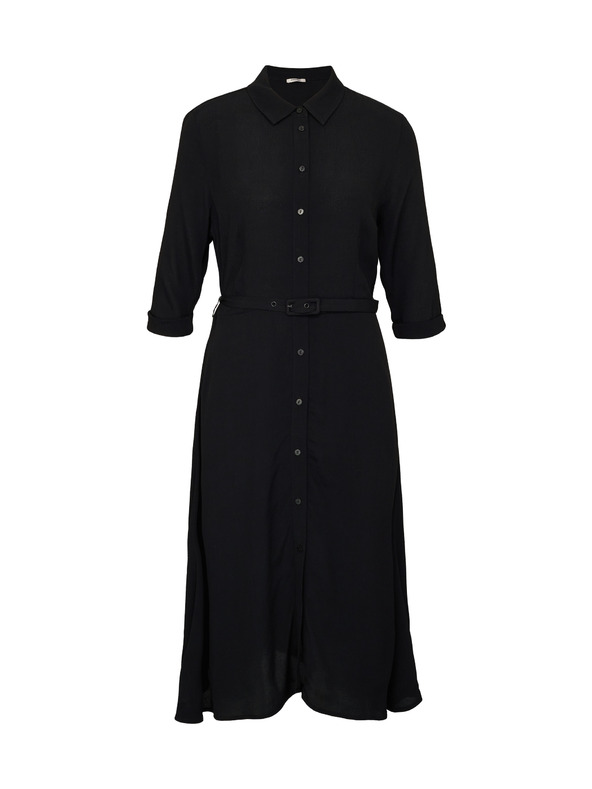 Orsay Черни дамски ризови рокли до коляното ORSAY