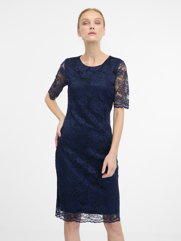 Orsay Сини пясъчни рокли до коляното ORSAY