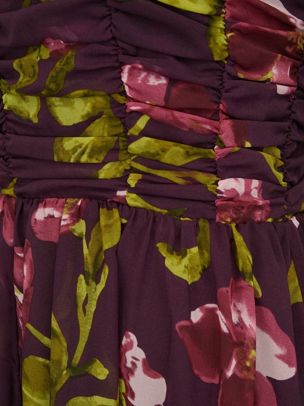 Orsay Лилави миди рокли с цветен десен ORSAY