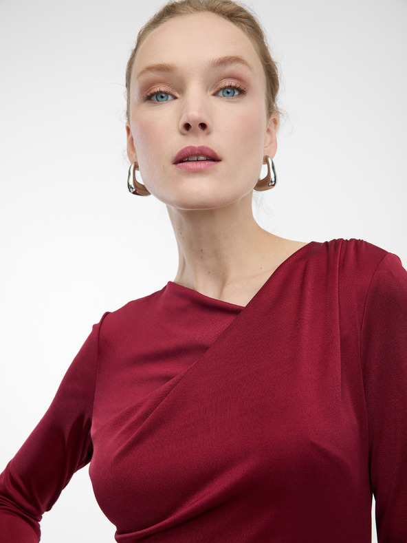 Orsay Бордо миди рокля ORSAY