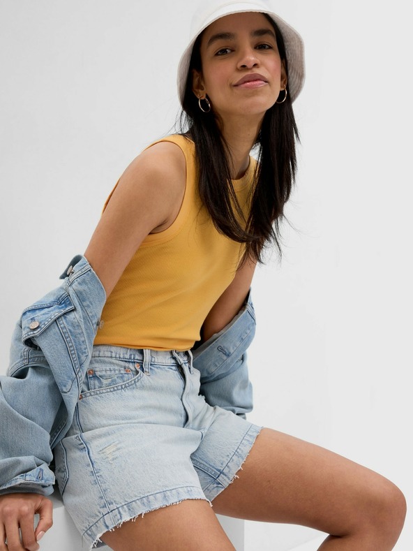 GAP Дънкови високи къси панталони GAP