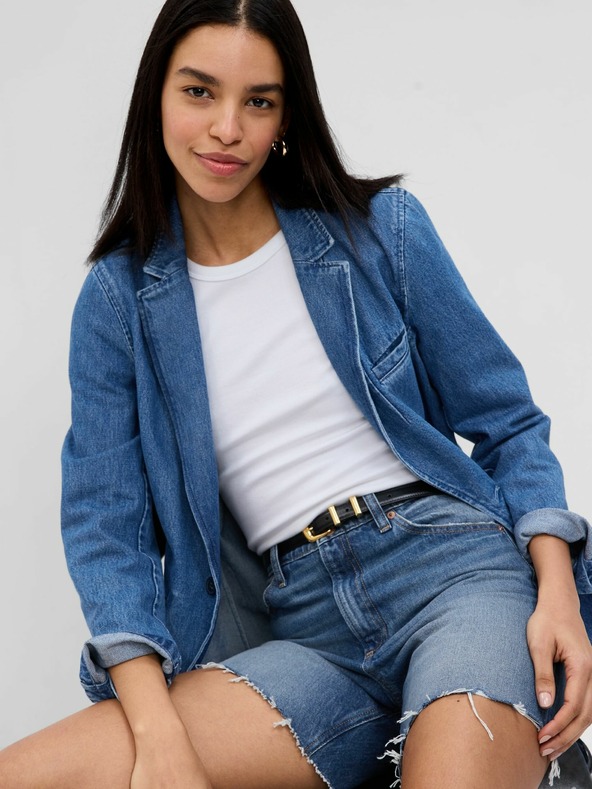 GAP Дънкови високи къси панталони GAP