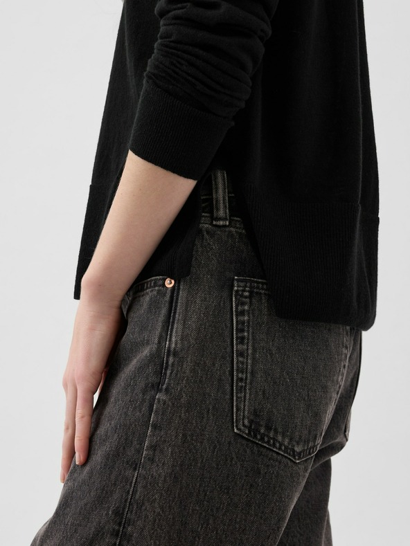 GAP Ленен пуловер с цепки GAP