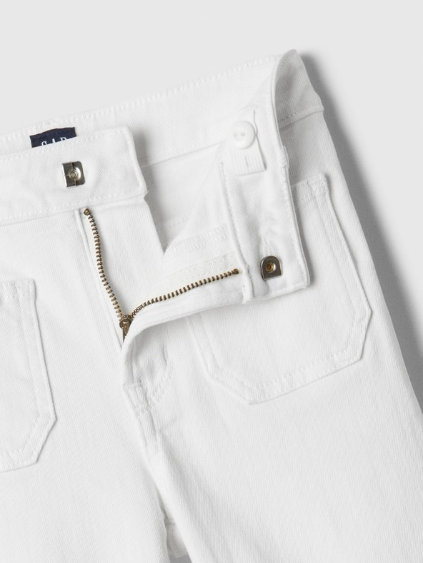 GAP Детски дънки '70s Flare с висока талия GAP