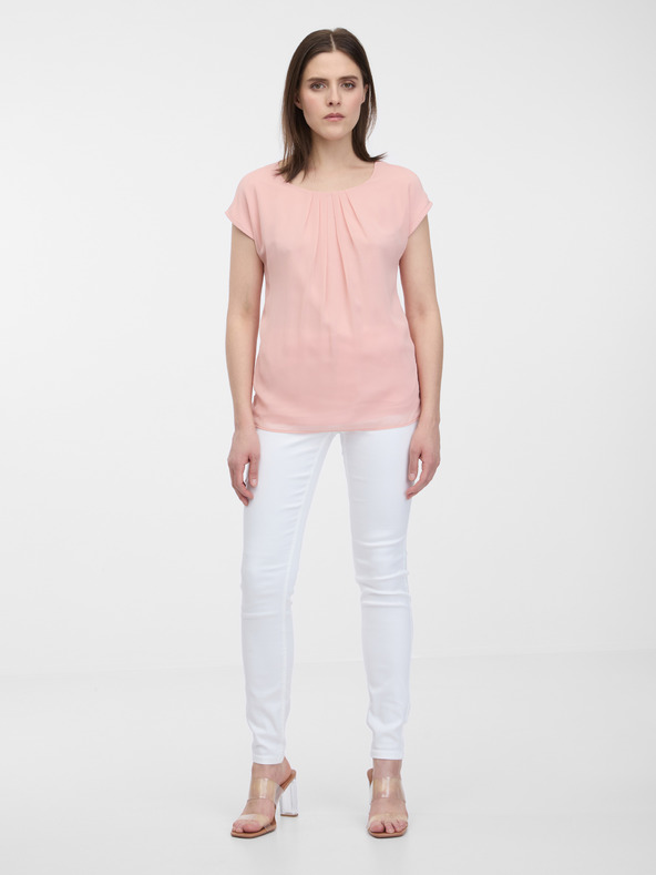 Orsay Дамска блуза в цвят кайсия ORSAY