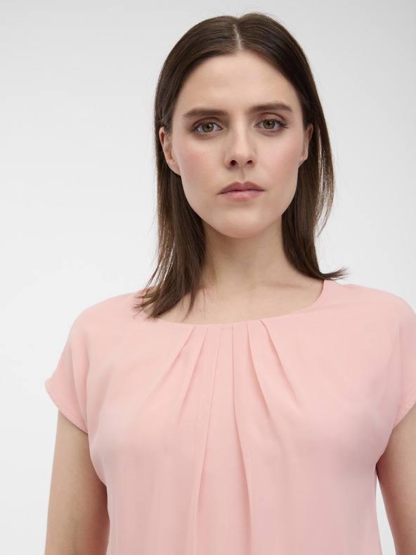 Orsay Дамска блуза в цвят кайсия ORSAY