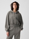 GAP Скъсен суитшърт с качулка GAP