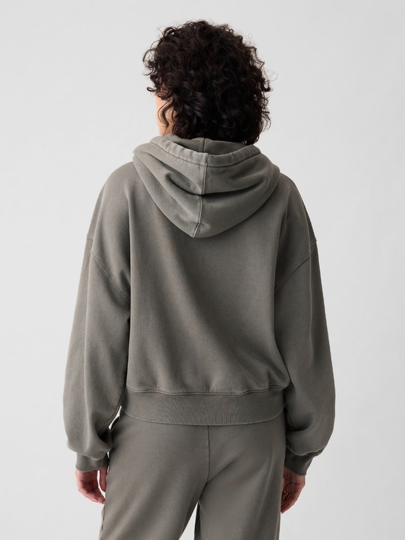 GAP Скъсен суитшърт с качулка GAP
