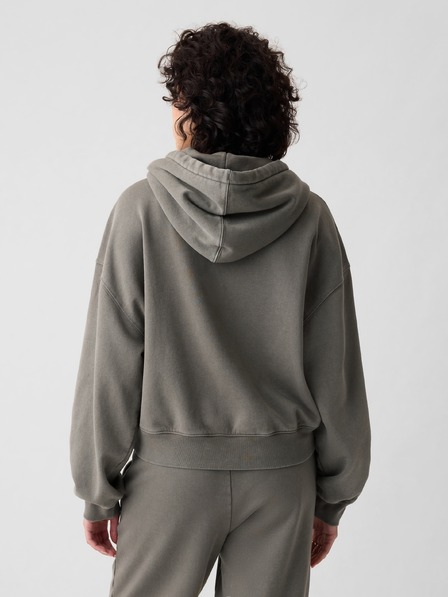 GAP Скъсен суитшърт с качулка GAP