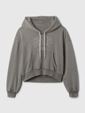 GAP Скъсен суитшърт с качулка GAP