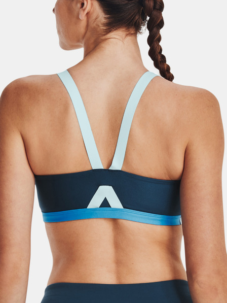 Under Armour Дамски сутиен Under Armour UA Infinity Mid High Neck Shine
