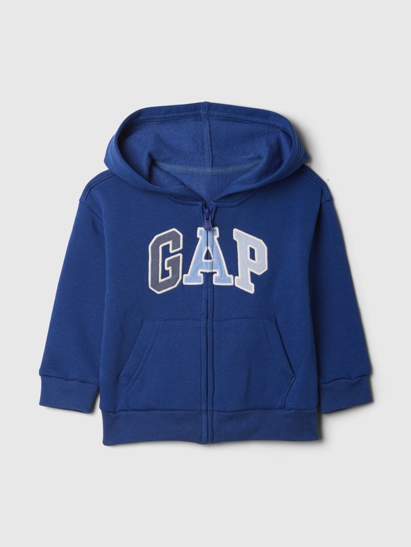 GAP Бебешки суитшърт с логото на GAP