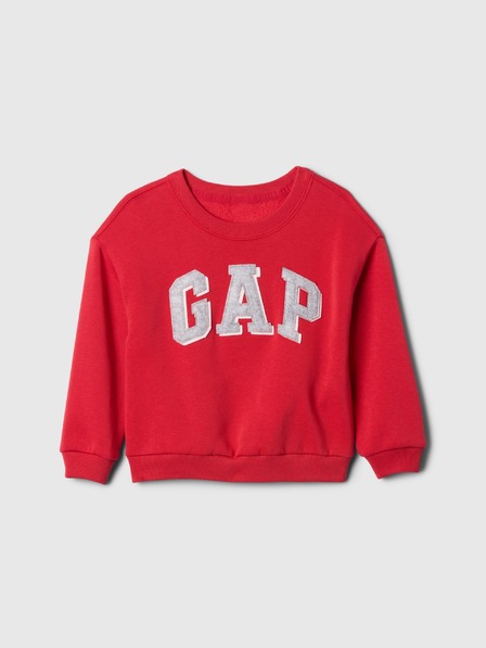GAP Бебешки суитшърт с големи размери с логото на GAP