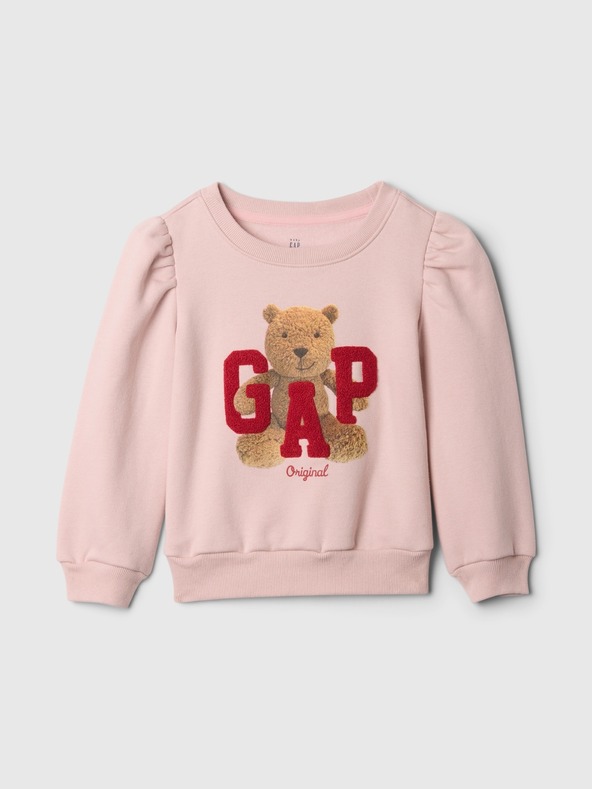 GAP Бебешки суитшърт с логото на GAP