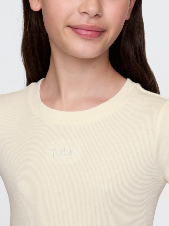 GAP Бебешка тениска с ребра GAP