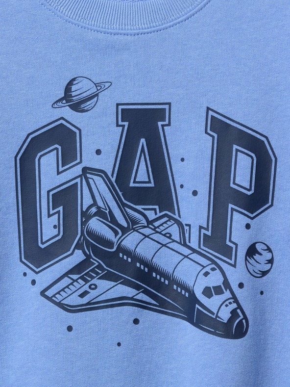 GAP Бебешки суитшърт с големи размери с логото на GAP