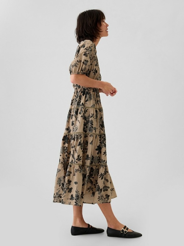 GAP Гейп Флорална риза Макси рокля