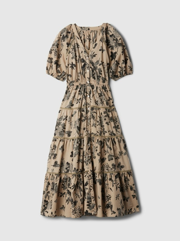 GAP Гейп Флорална риза Макси рокля