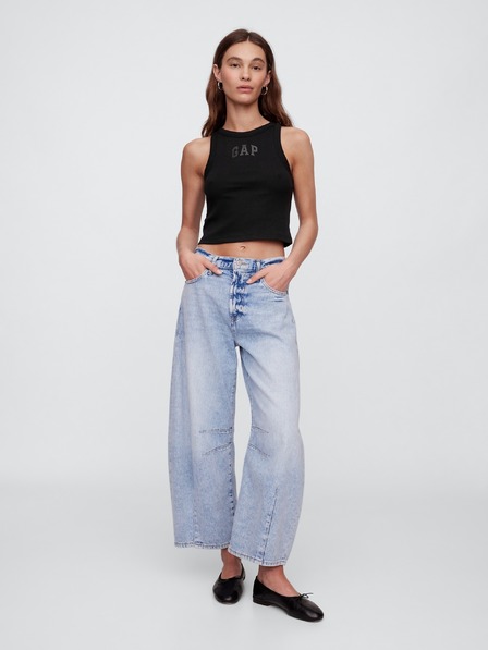 GAP Ребрест потник с лого на GAP