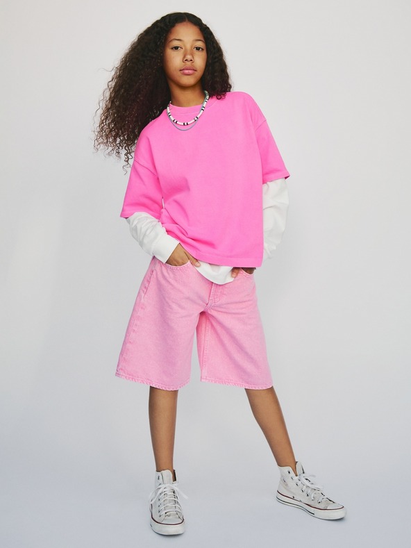 GAP Бебешки дънкови къси панталони GAP