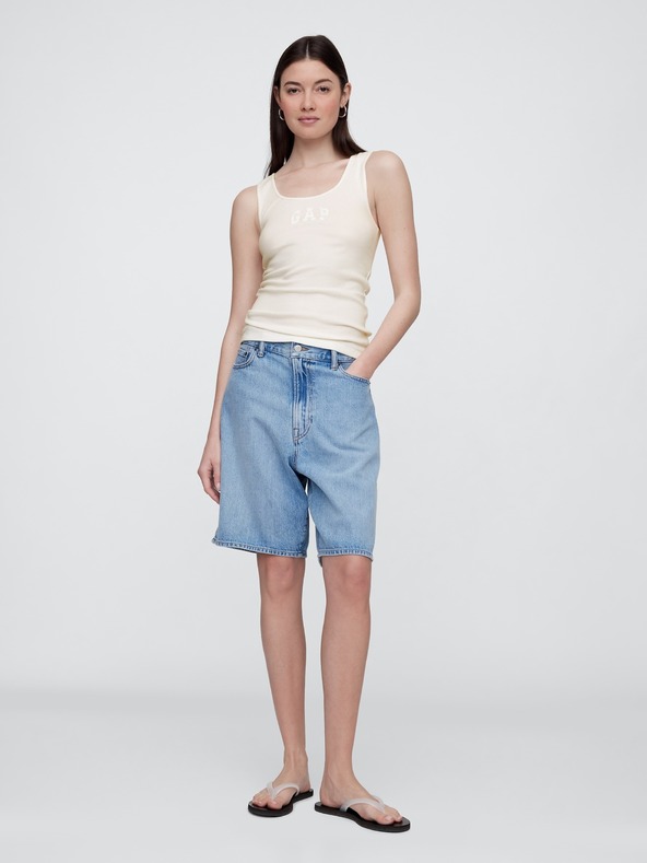 GAP Ребрест потник с лого на GAP