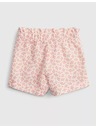 GAP Бебешки ленени шорти с флорални мотиви Utility GAP